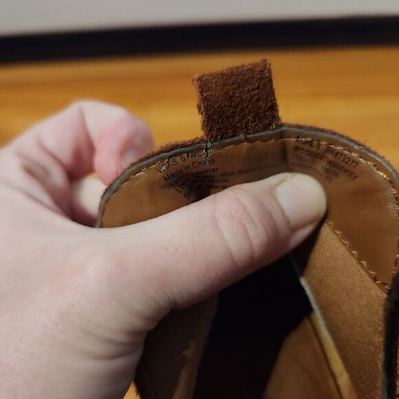 Sonoma Womens Ankle Boots Small Heel Suede Leather Brown size 6M - Picture 6 of 9